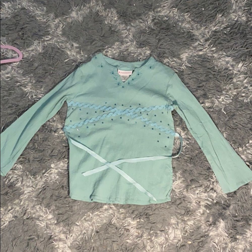 American Girl‎ Shirt size 8 like new 100% cotton